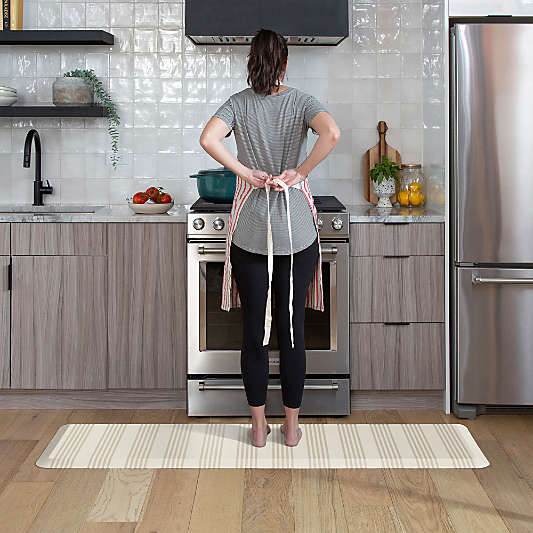 GelPro Cuisine Beige Comfort Kitchen Mat, 20"x72"