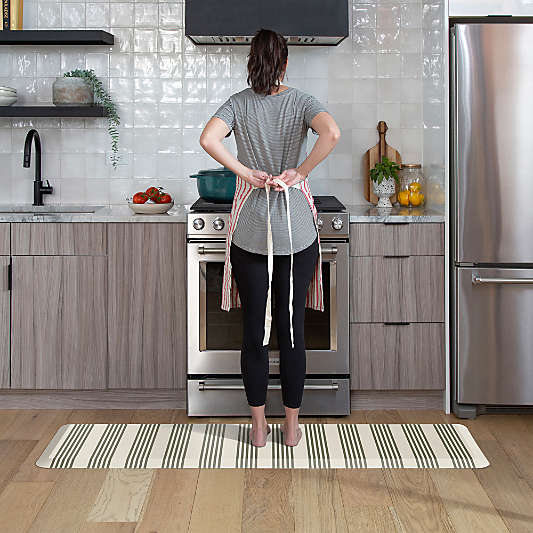 GelPro Cuisine Green Comfort Kitchen Mat, 20"x72"