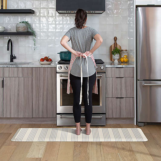 GelPro Cuisine Grey Comfort Kitchen Mat 20"x72"