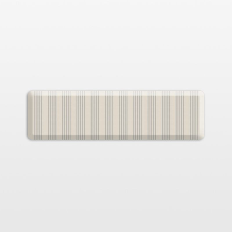 Crate & Barrel GelPro Comfort Grey Pin Check Kitchen Mat 20"x48"