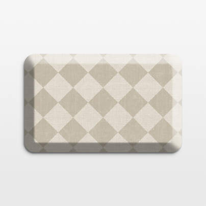 Gel Pro Diamond Beige Comfort Kitchen Mat, 20x32"
