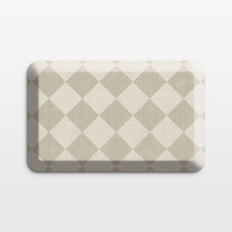 Gel Pro Diamond Beige Comfort Kitchen Mat, 20x32"