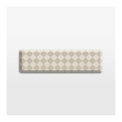 GelPro Diamond Beige Comfort Kitchen Mat, 20"x72"