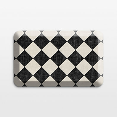 View Gel Pro Diamond Black Comfort Kitchen Mat, 20x32" details