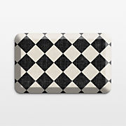 Gel Pro Diamond Black Comfort Kitchen Mat, 20x32"