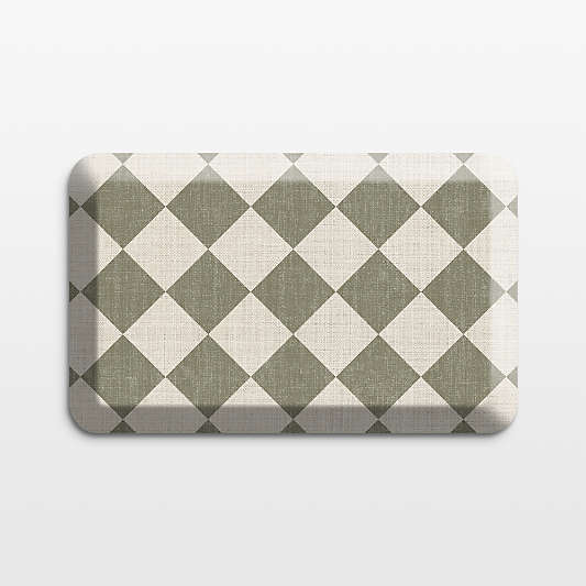 Gel Pro Diamond Green Comfort Kitchen Mat, 20x32"