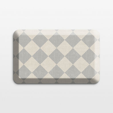 View Gel Pro Diamond Grey Comfort Kitchen Mat, 20x32" details