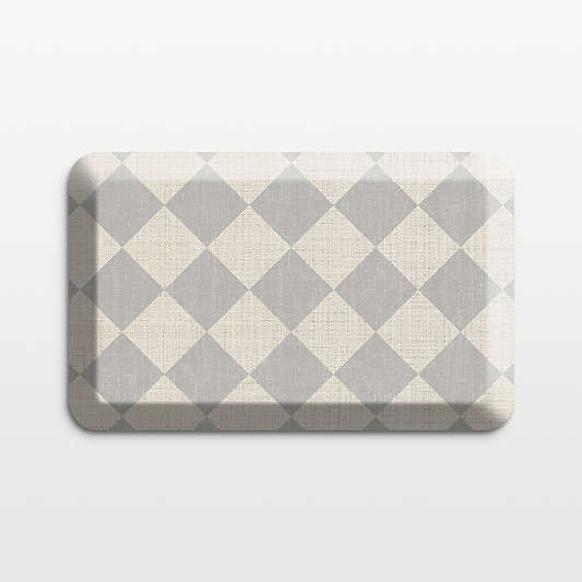 Gel Pro Diamond Grey Comfort Kitchen Mat, 20x32"