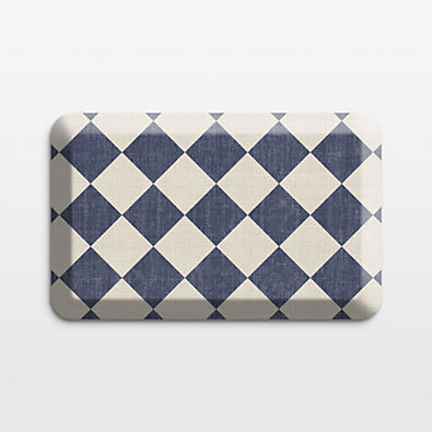 View Gel Pro Diamond Indigo Comfort Kitchen Mat, 20x32" details