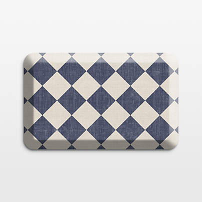 GelPro Diamond Indigo Comfort Kitchen Mat, 20"x32"