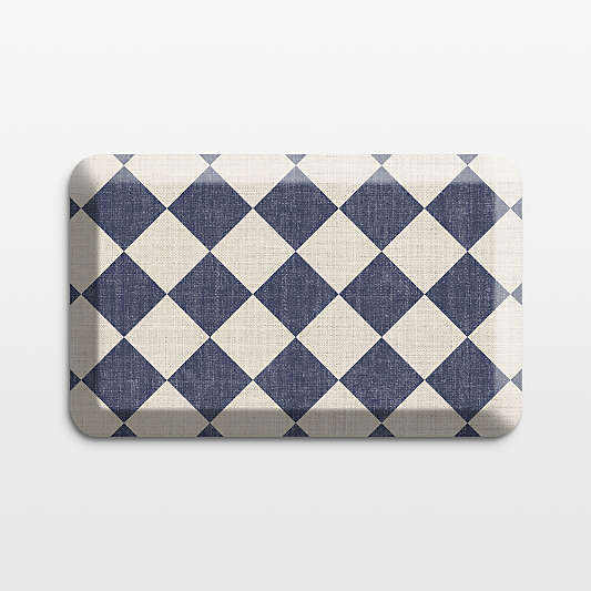 GelPro Diamond Indigo Comfort Kitchen Mat, 20"x32"