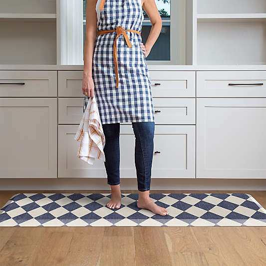 Gel Pro Diamond Indigo Comfort Kitchen Mat, 20x72"