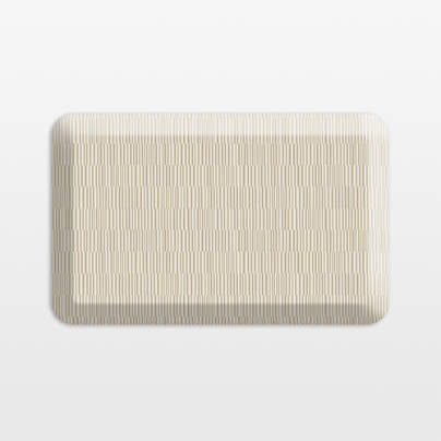 GelPro OffSet Beige Comfort Kitchen Mat, 20"x32"