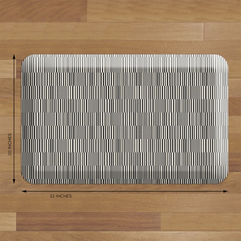 Gel Pro OffSet Black Comfort Kitchen Mat 20"x32" - image 2 of 4