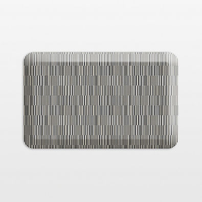 View GelPro OffSet Black Comfort Kitchen Mat, 20"x32" details