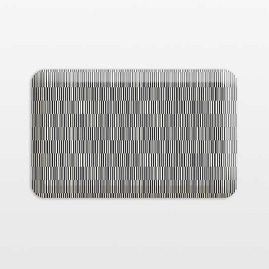 GelPro OffSet Black Comfort Kitchen Mat, 20"x32"