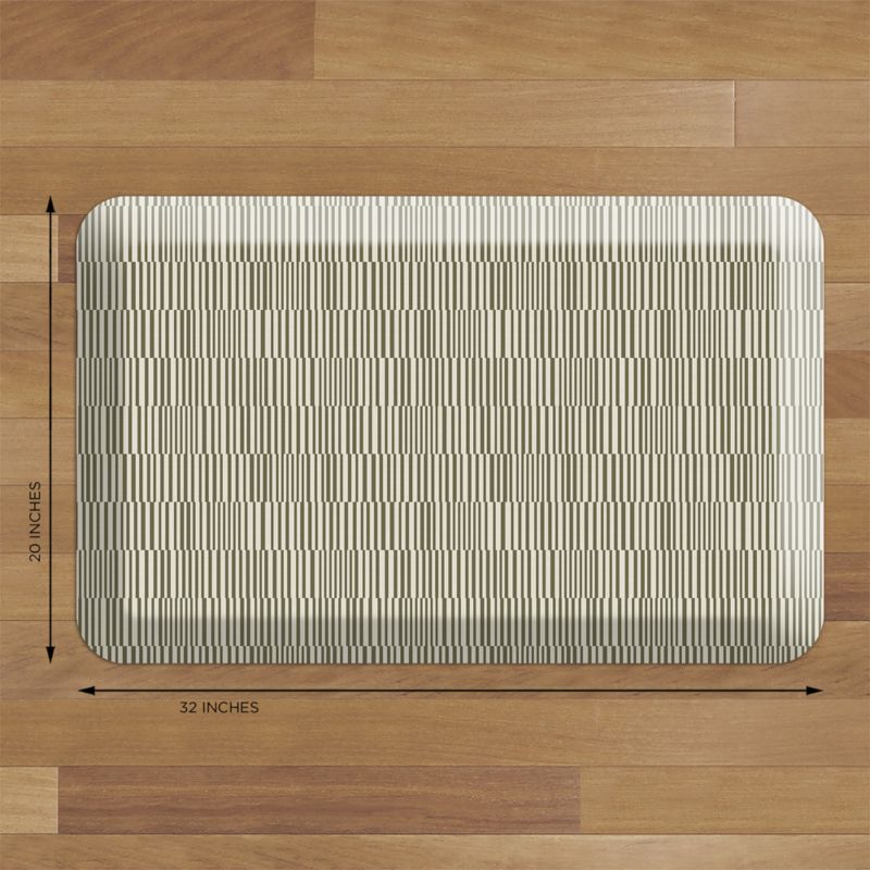 Gel Pro OffSet Green Comfort Kitchen Mat 20"x32" - image 2 of 4