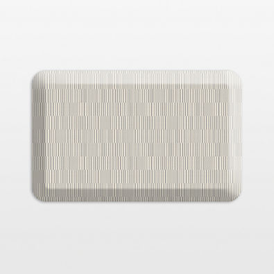 View GelPro OffSet Grey Comfort Kitchen Mat, 20"x32" details