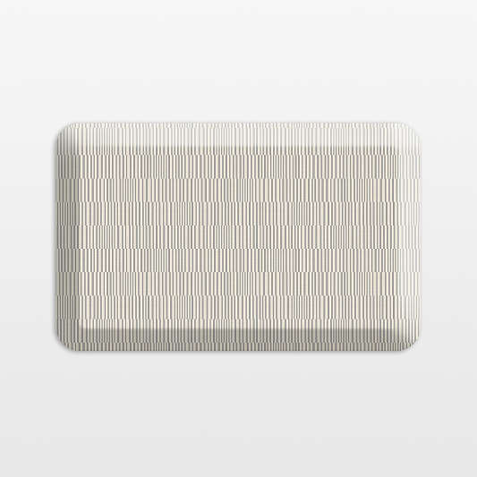 GelPro OffSet Grey Comfort Kitchen Mat, 20"x32"