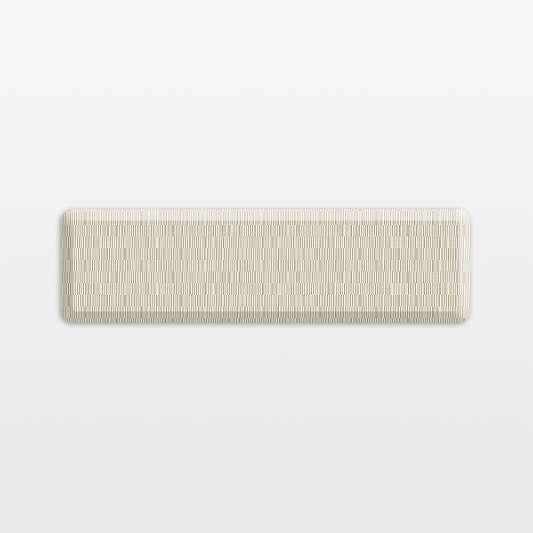 GelPro OffSet Beige Comfort Kitchen Mat, 20"x72"