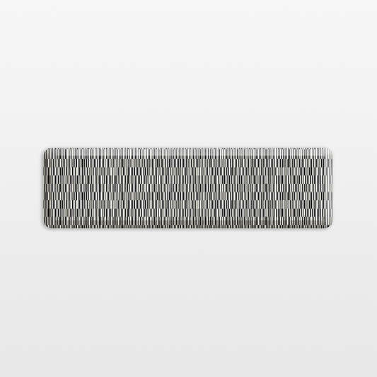 GelPro OffSet Black Comfort Kitchen Mat 20"x72"