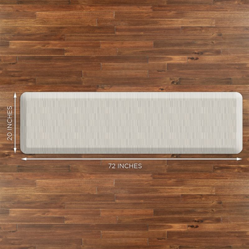 Gel Pro OffSet Beige Comfort Kitchen Mat 20"x32"