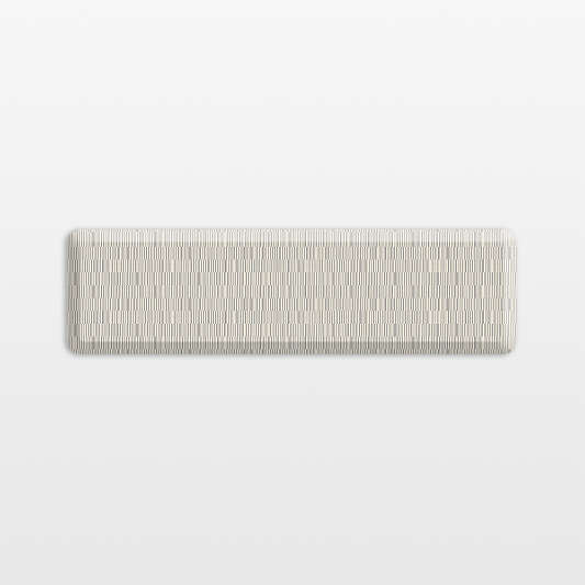 GelPro OffSet Grey Comfort Kitchen Mat, 20"x72"