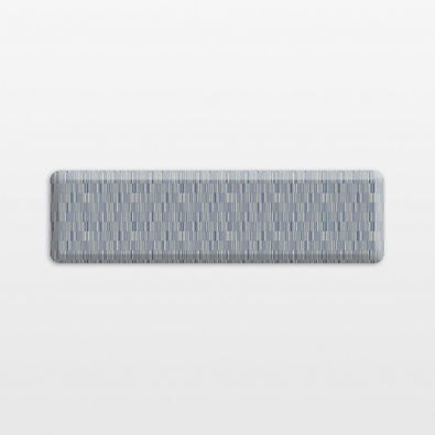 View GelPro OffSet Indigo Comfort Kitchen Mat, 20"x72" details