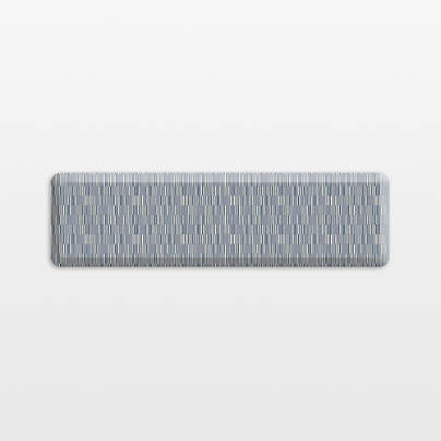 GelPro OffSet Indigo Comfort Kitchen Mat, 20"x72"