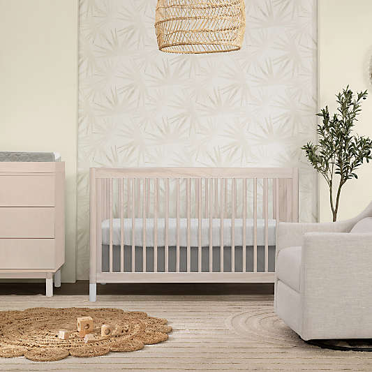 Babyletto Gelato Washed Natural Wood 4-in-1 Convertible Crib
