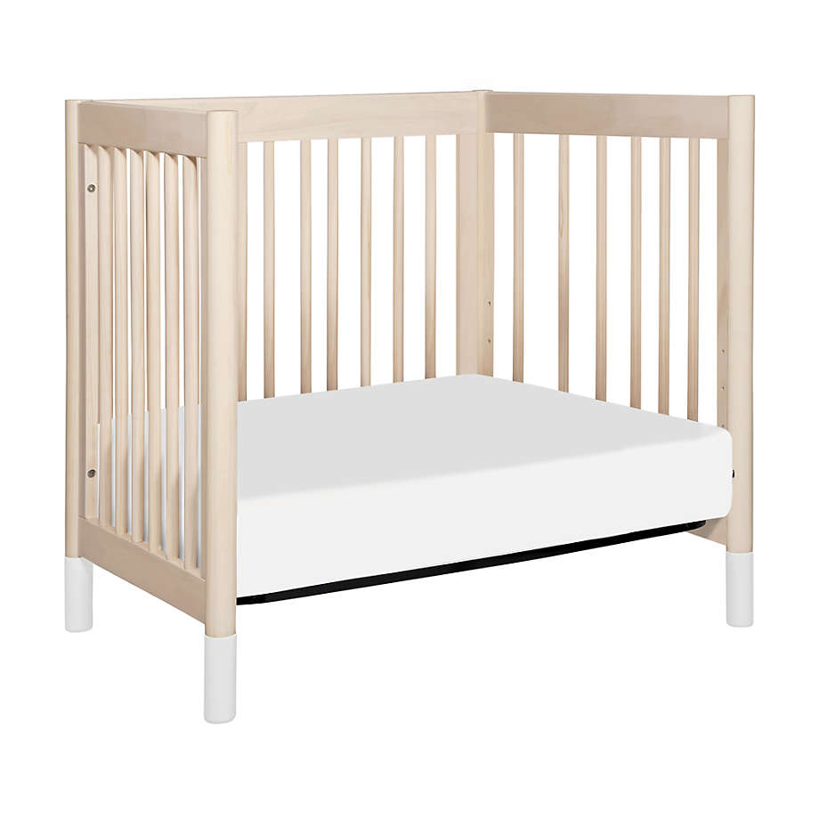 Mini crib store convert toddler bed