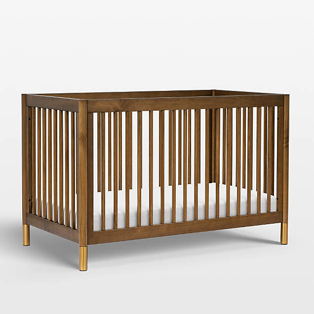 Babyletto Lolly Natural 3in1 Wood Convertible Baby Crib with Toddler