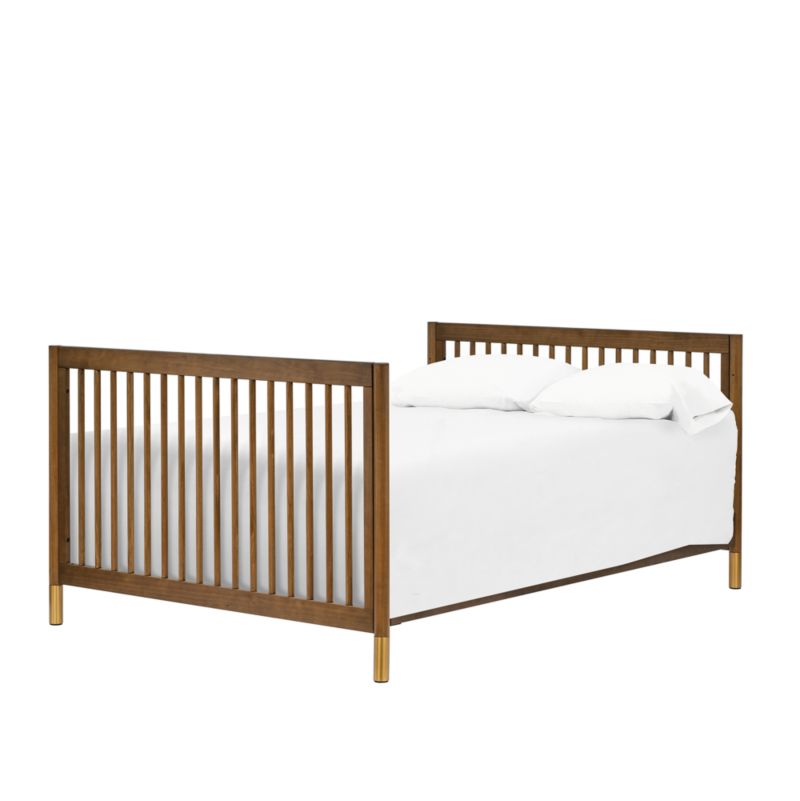 Babyletto Gelato Natural Walnut Wood 4-in-1 Convertible Baby Crib with Toddler Conversion Kit - image 7 of 14