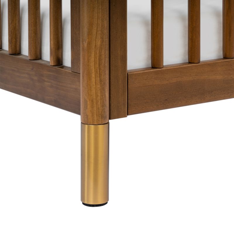 Babyletto Gelato Natural Walnut Wood 4-in-1 Convertible Baby Crib with Toddler Conversion Kit - image 8 of 14