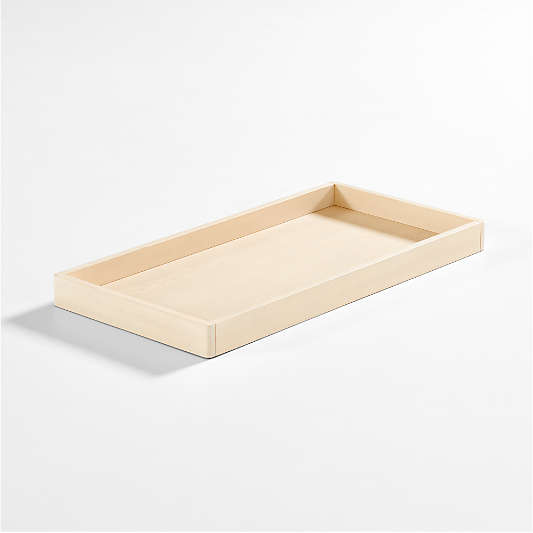 Gemini Sunwashed Ash Wood Changing Table Topper