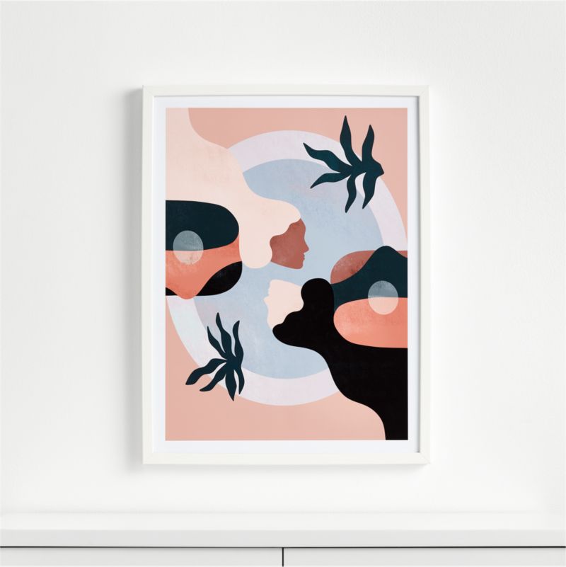 Gemini Framed Wall Art Crate and Barrel