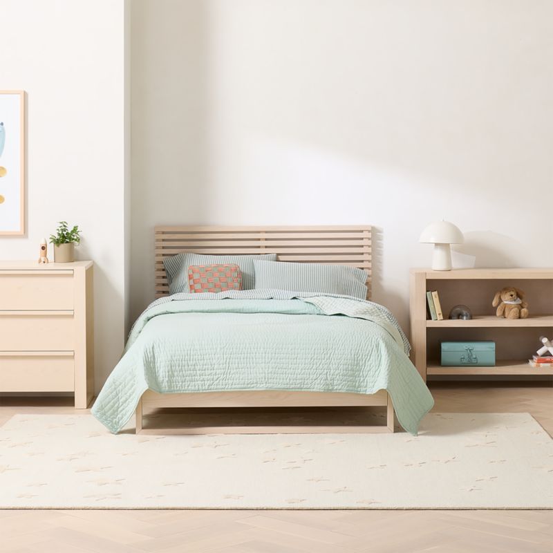 Gemini 20" Sunwashed Slatted Ash Wood Kids Twin Bed - image 6 of 9