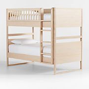 Gemini Wood Kids Twin Over Twin Convertible Bunk Bed