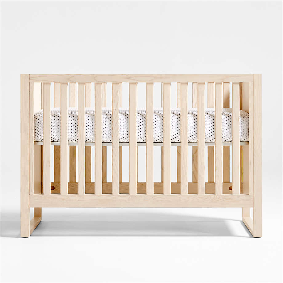 Light wood cheap convertible crib