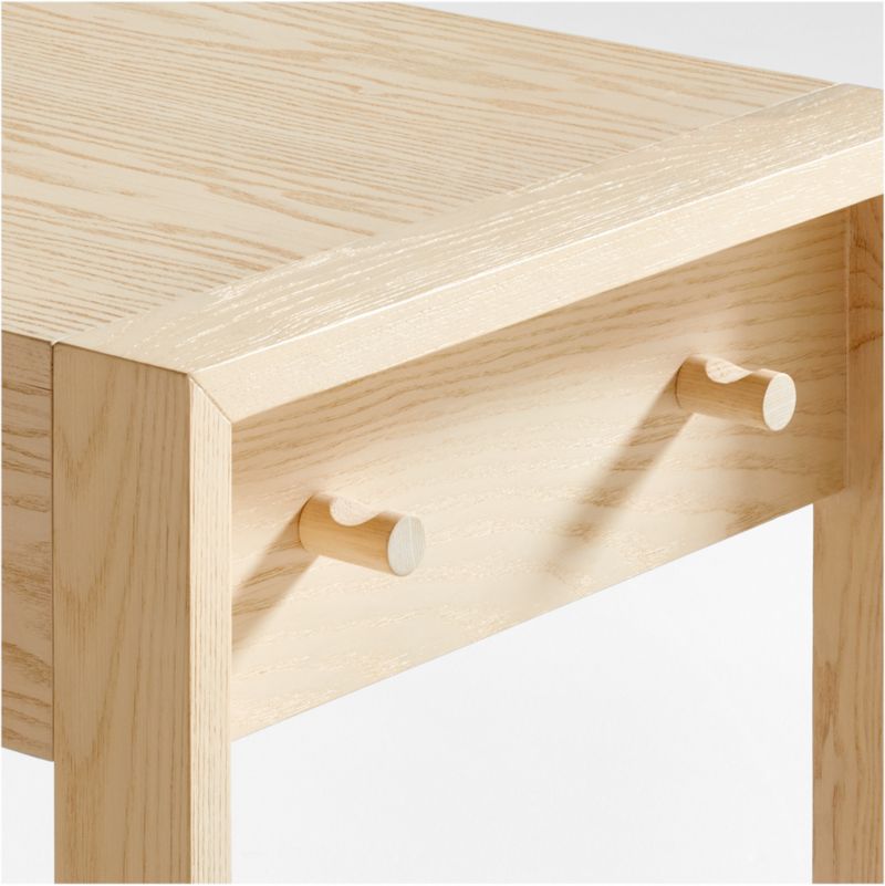 Gemini Kids Light Ash Wood Desk