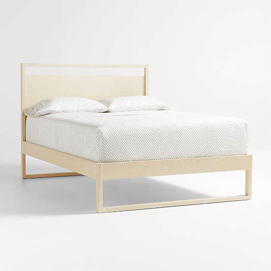 Gemini Kids Light Ash Wood Full Bed