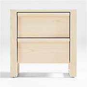 Canyon Natural Wood 2-Drawer Kids Nightstand by Leanne Ford