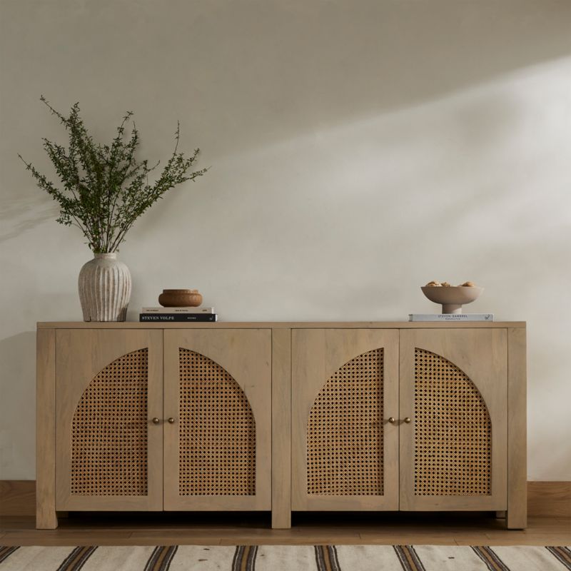 Geneva Natural Wood Sideboard