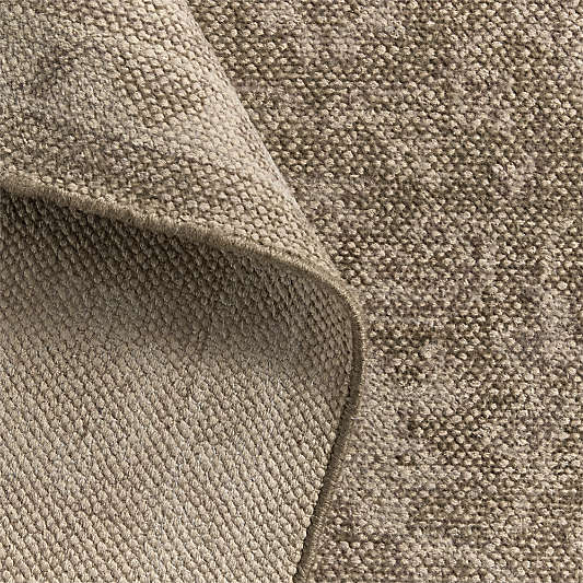 Geneva Performance Traditional Olive Brown Handknotted Area Rug 6'x9'