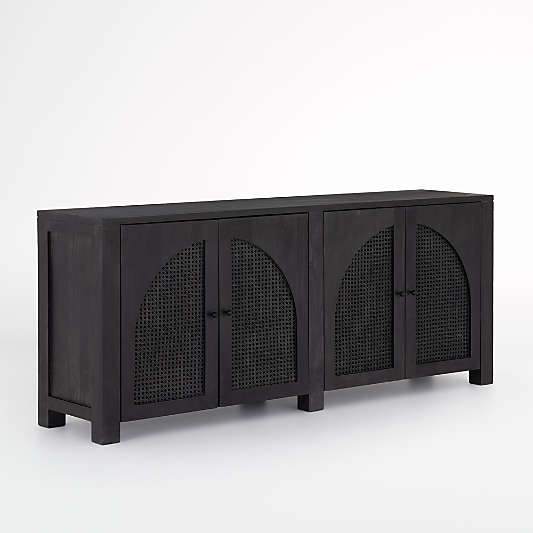 Geneva Black Wood Sideboard