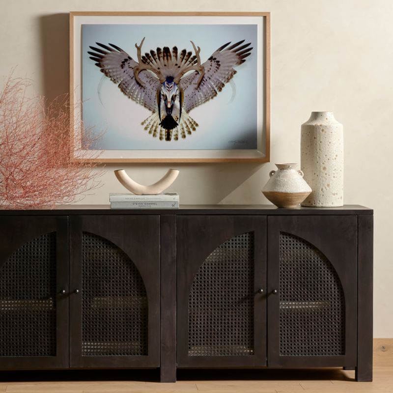 Geneva Black Wood Sideboard + Reviews Crate & Barrel Canada