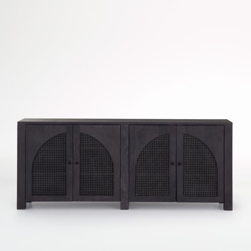 Geneva Black Wood Sideboard