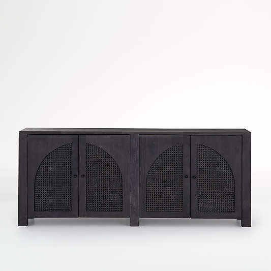 Geneva Black Wood Sideboard