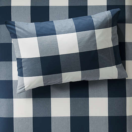 Genevieve Gorder Organic Plaid Pillowcase