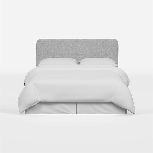 Genevieve Linen Pumice Upholstered King Headboard